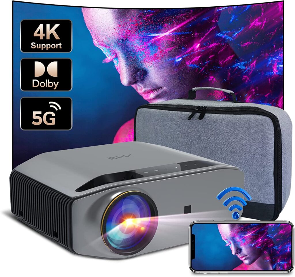 4K Projector - 5G, Wifi, Bluetooth